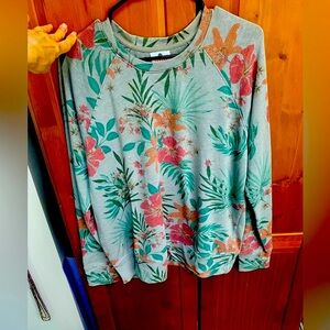Sundry size medium floral sweatshirt sundry size 2